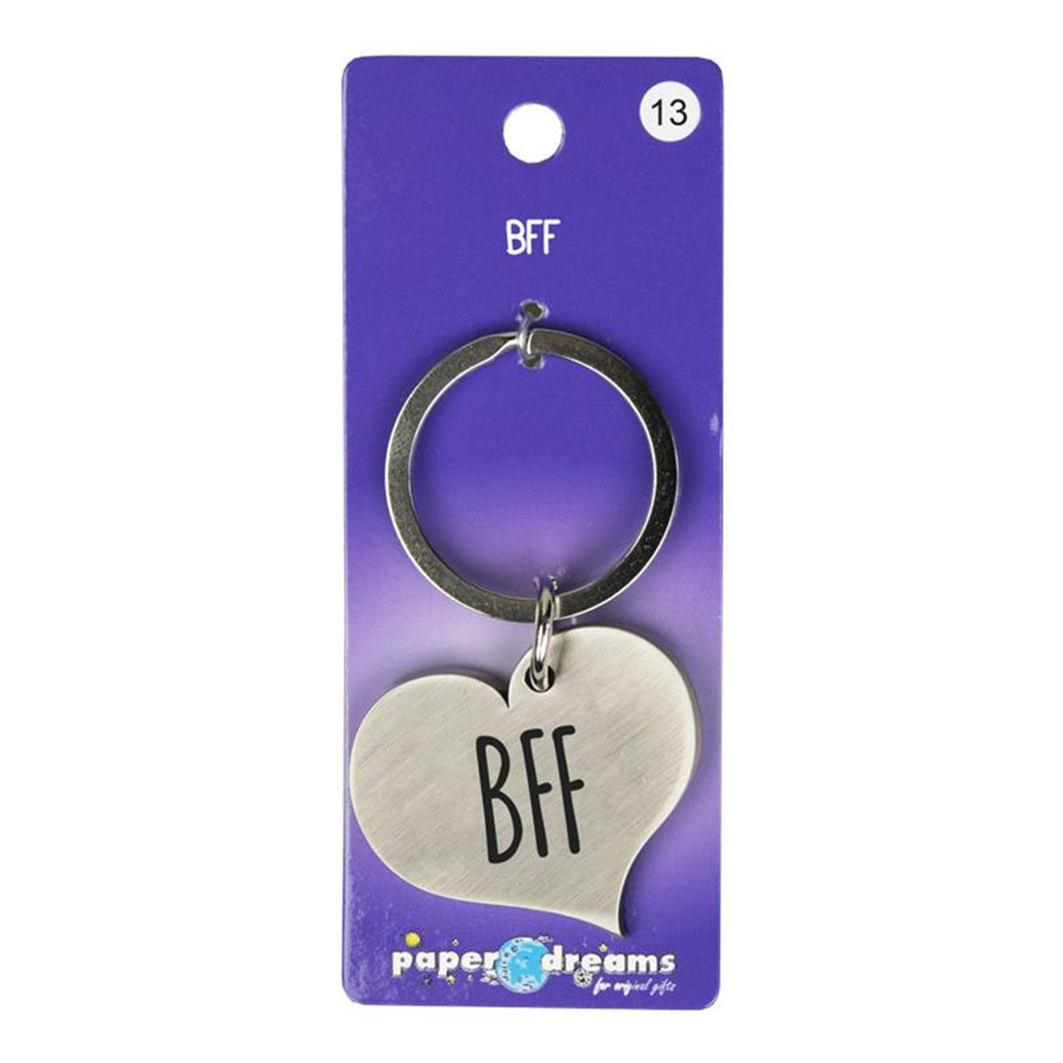 Llavero corazón de Paperdreams - llavero corazón bff - bff