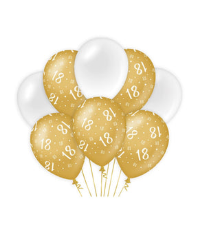 Globos decorativos Paperdreams dorado blanco - 18