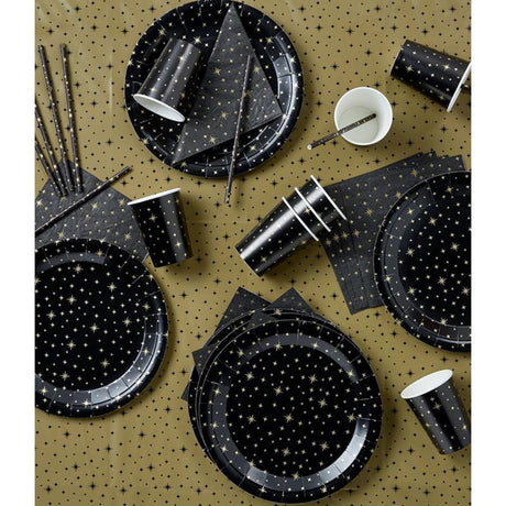 Set de fiesta Paperdreams - oro negro