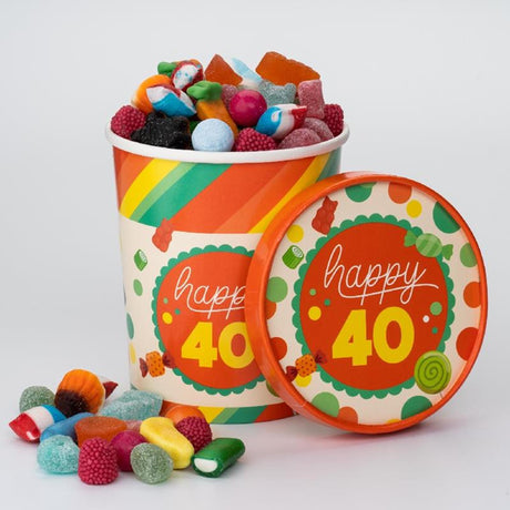 Taza de dulces Paperdreams ã˜12x14cm - 40 años