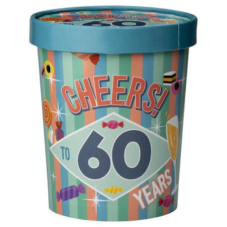Taza de dulces Paperdreams ã˜12x14cm - 60 años