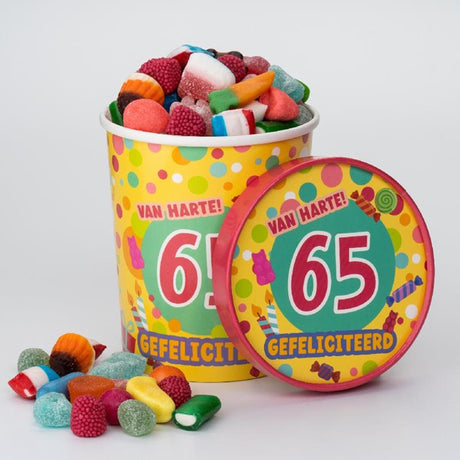 Taza de dulces Paperdreams ã˜12x14cm - 65 años