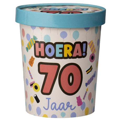 Taza de dulces Paperdreams ã˜12x14cm - 70 años