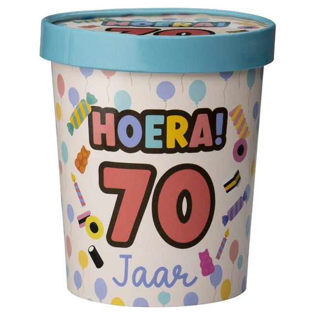 Taza de dulces Paperdreams ã˜12x14cm - 70 años