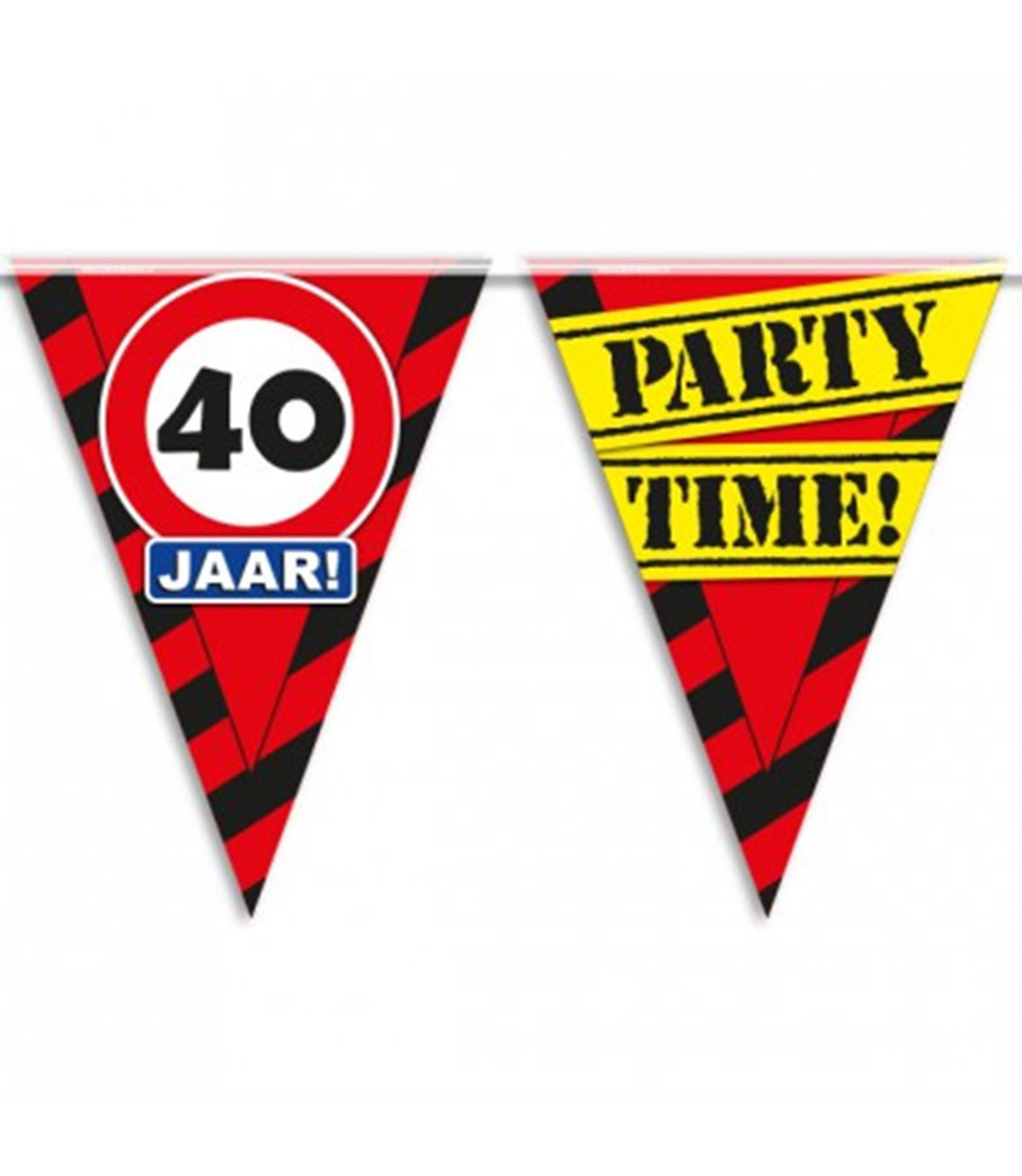 Línea de bandera de Paperdreams - 40 años 10 metros