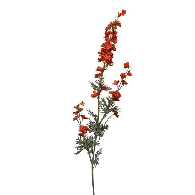 Colección Roberts flor artificial delphinium larkspur85cm naranja