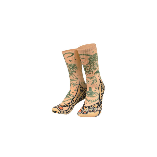 Paperdreams silly socks - tattoo - polyester