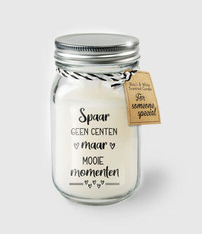 Velas aromáticas en blanco y negro de Paperdreams: no gastes céntimos