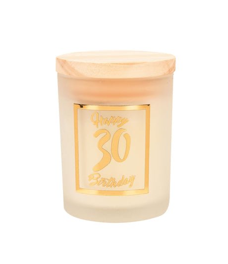 Paperdreams vela perfumada pequeña oro blanco - 30 años