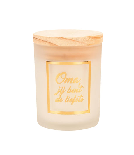 Paperdreams vela perfumada pequeña oro blanco - abuela