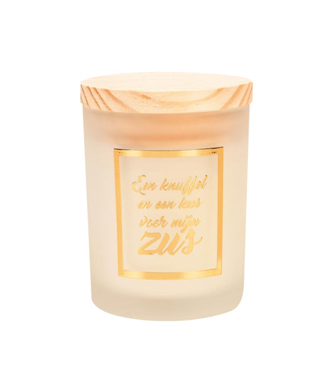 Paperdreams vela perfumada pequeña oro blanco - hermana