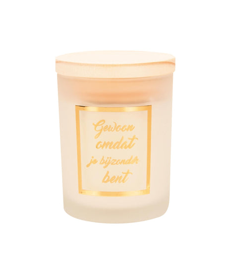 Paperdreams vela perfumada pequeña oro blanco - especial