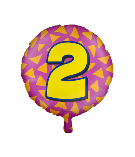 Globo metalizado feliz de Paperdreams - 2 años