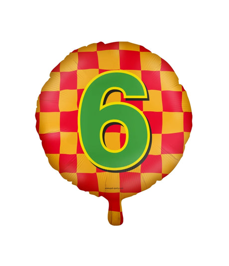 Globo metalizado feliz de Paperdreams - 6 años