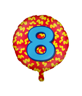 Globo metalizado feliz de Paperdreams - 8 años