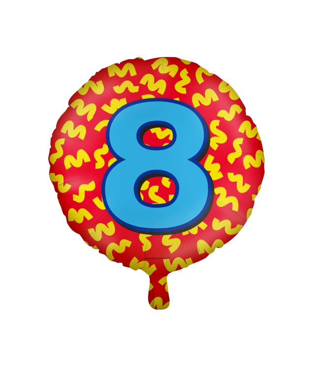 Globo metalizado feliz de Paperdreams - 8 años