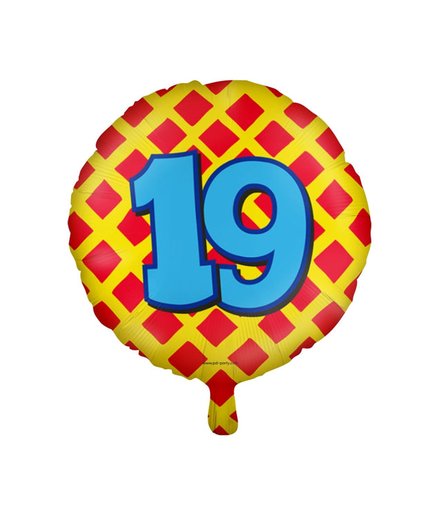 Globo de aluminio feliz de Paperdreams - 19 años