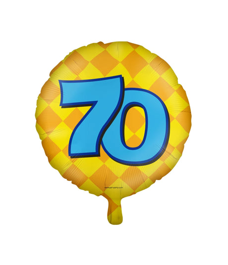 Globo de aluminio feliz de Paperdreams - 70 años