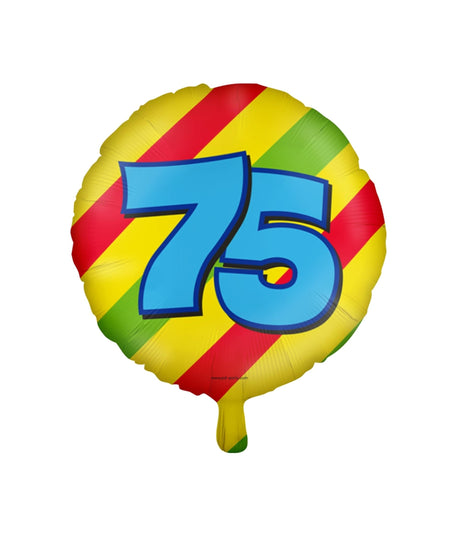 Globo de aluminio feliz de Paperdreams - 75 años
