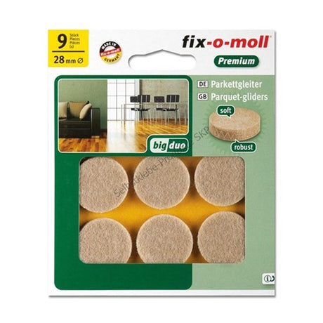 Deslizador de fieltro fix-o-moll ø35mm beige