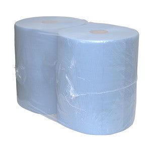 Euro productos euro papel industrial azul 3 capas (2x 190m)