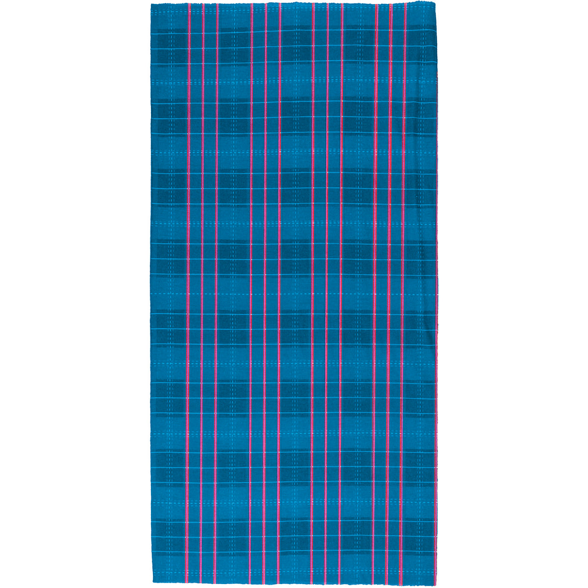 Pasamontañas bandana cuadros azul rojo M-wave