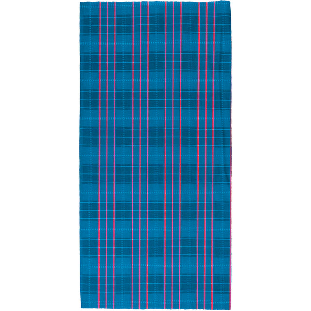 Pasamontañas bandana cuadros azul rojo M-wave