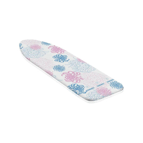 Leifheit funda para tabla de planchar algodón classic m - superficie de planchado 125 x 40 cm - molton de 3 mm de espesor - rosa - blanco - azul