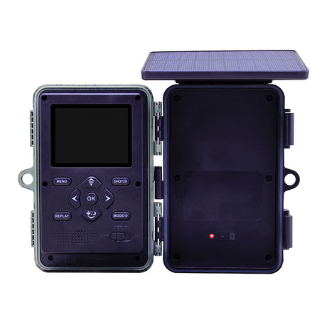 Cámara de vida silvestre con WiFi 4k solar de doble cámara Nightjar Stealth Gear