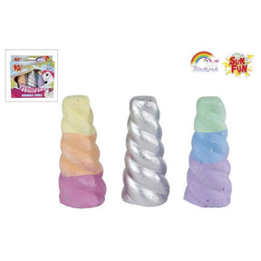 Sun fun tiza de acera cuerno de unicornio 3 piezas 8cm