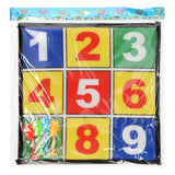 Números de velcro para juego de dardos.