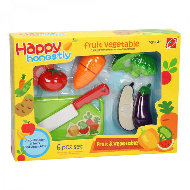 Verduras cortadas en lóbulos en caja, 10 uds.