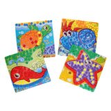 Mosaico de animales marinos