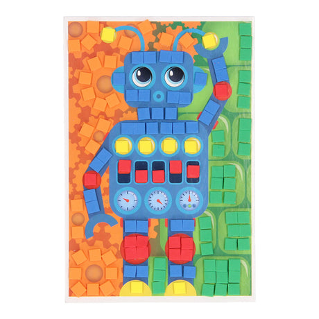 Haz tu propio robot mosaico