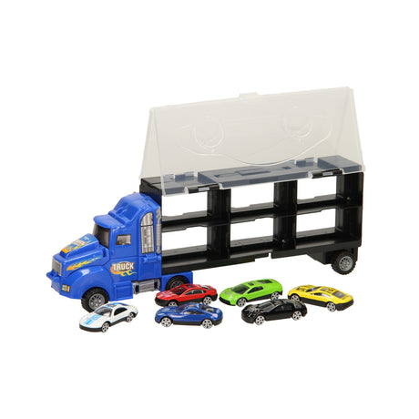 Lobbes Toys BV almacenamiento transportador de coches - azul
