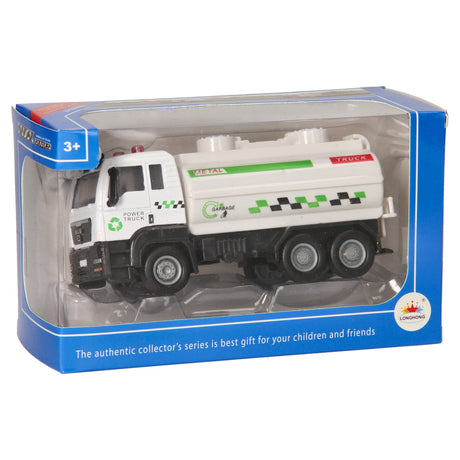 Obras municipales en miniatura - camión de reciclaje