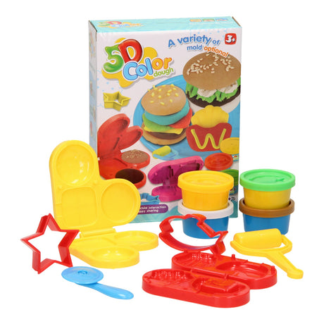 Set de barro para comida rápida - 4 vasijas de barro - 10 uds.