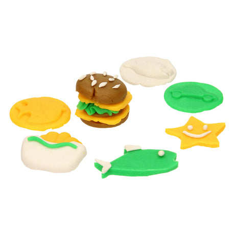 Set de barro para comida rápida - 4 vasijas de barro - 10 uds.