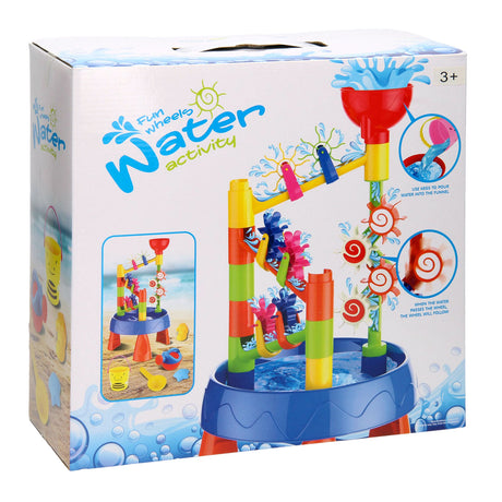 Juguetes Lobbes, p. ej., pista de juegos acuáticos con juego de playa, 23 piezas.