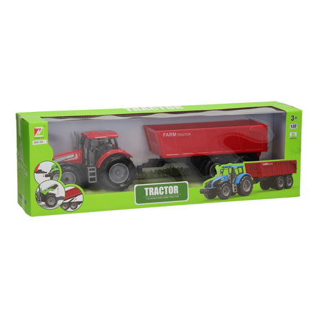 Tractor con remolque 1:32
