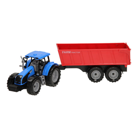 Tractor con remolque 1:32