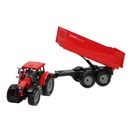 Tractor con remolque 1:32