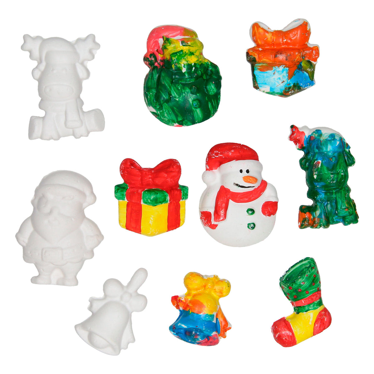 Imanes de yeso - Navidad