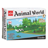 Set de construcción de animales.