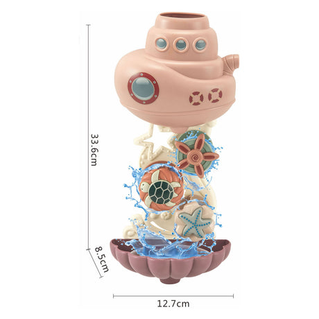 Juego de baño con cascada pastel