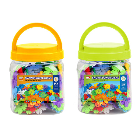 Flores de construcción en caja de almacenamiento, 150 uds.
