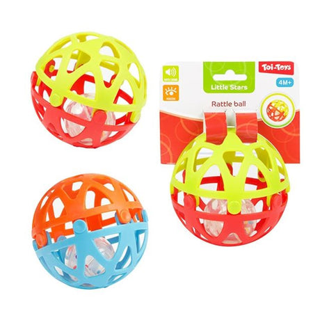 Toi-toys toi toys estrellitas bebé sonajero abierto bola 10cm