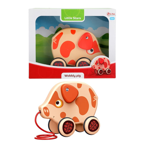 Toi-toys toi juguetes estrellitas tira figura cerdito tambaleante