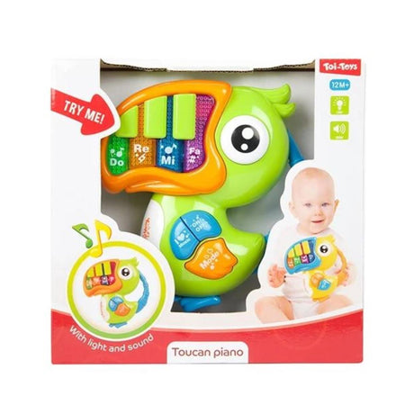 Toi-toys toi juguetes estrellitas bebé piano con música tucán
