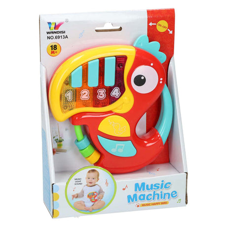 Juguetes Lobbes, por ejemplo, loro musical para niños pequeños.